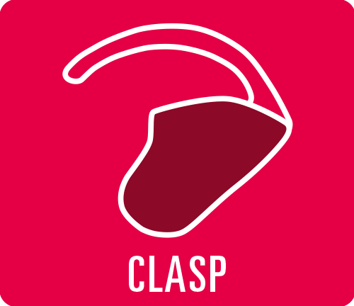 Earmould option type "Clasp"