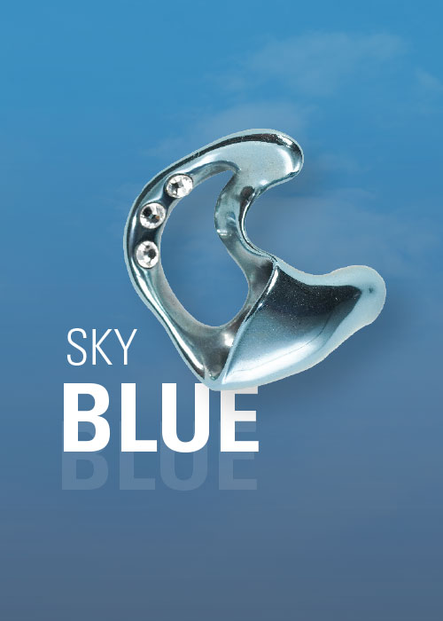 Titan-Otoplastik-Farbe Sky Blue